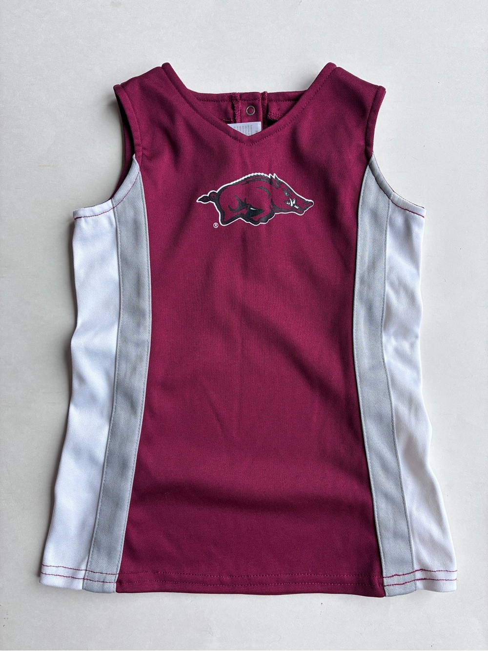 Arkansas Razorbacks Girls 2T Cheer Jersey – Russell Brand – NWOT